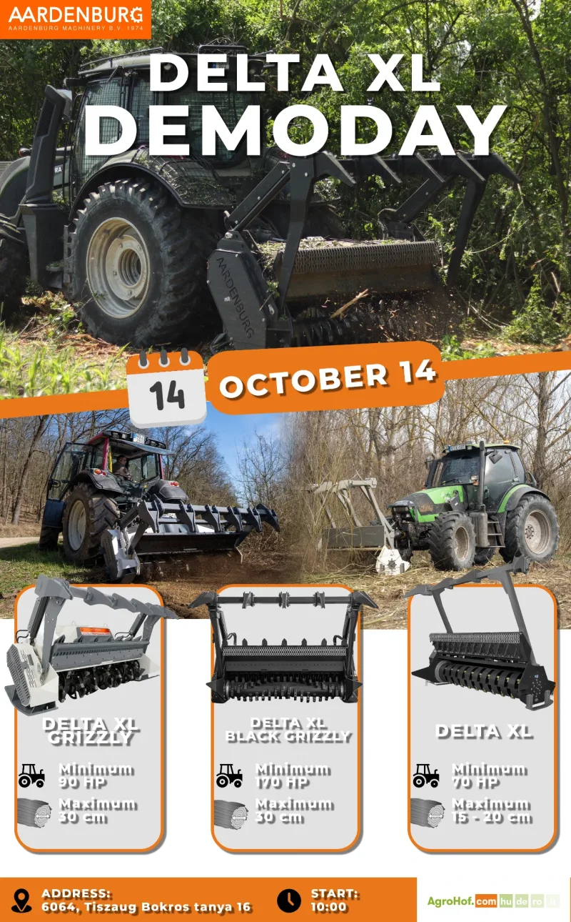 Delta XL Demo Day poster – 14 October